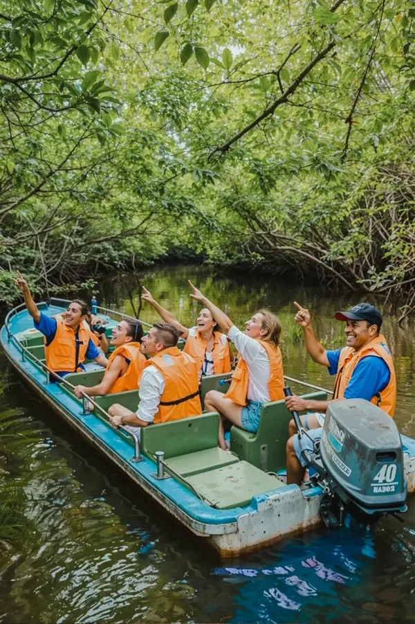 Mangrove Caves Madu River Boat Safari Captain's Boat House Sri Lanka