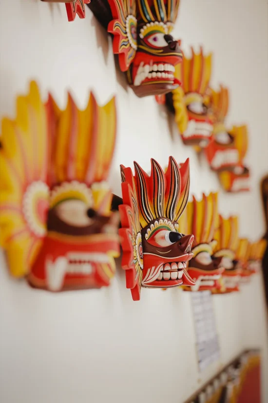 Traditional Masks Captain's Boat House Sri Lanka